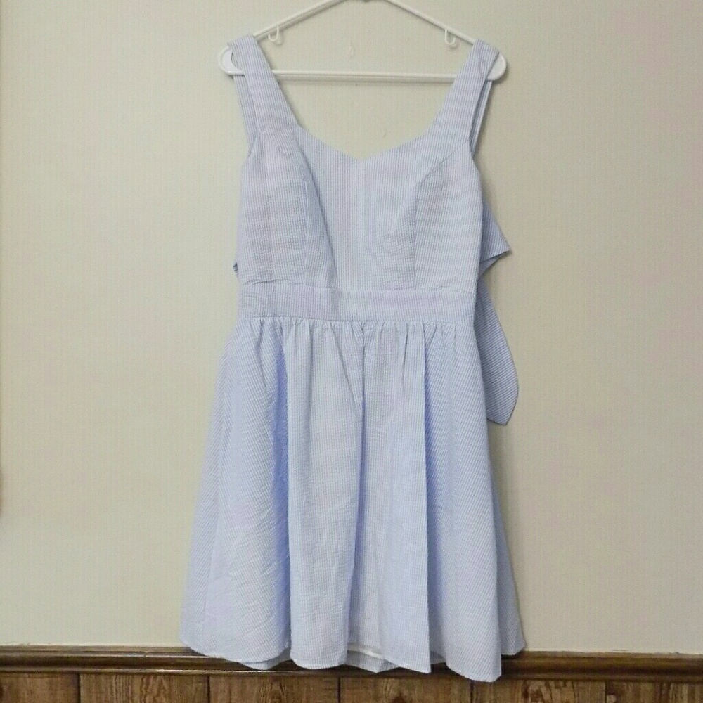 NWT Lauren James Seersucker Dress